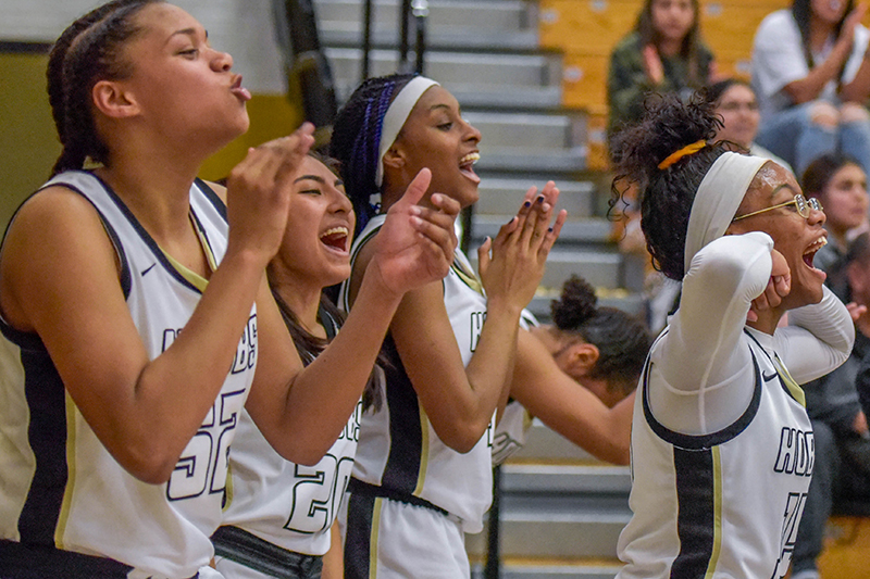This is the image for the news article titled Girls Basketball on Roll